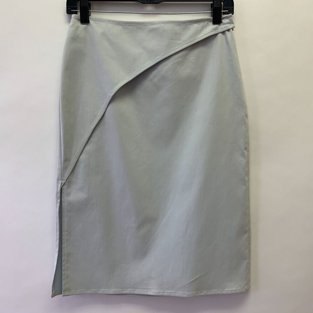 MAG Magaschoni‎ Women's Skirt Size 2 Light Blue Straight Pencil NWT